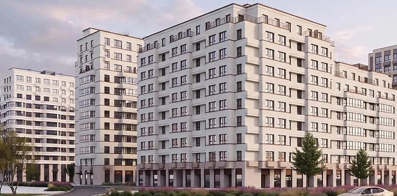 Фасады ЖК Рублёвские дворы
